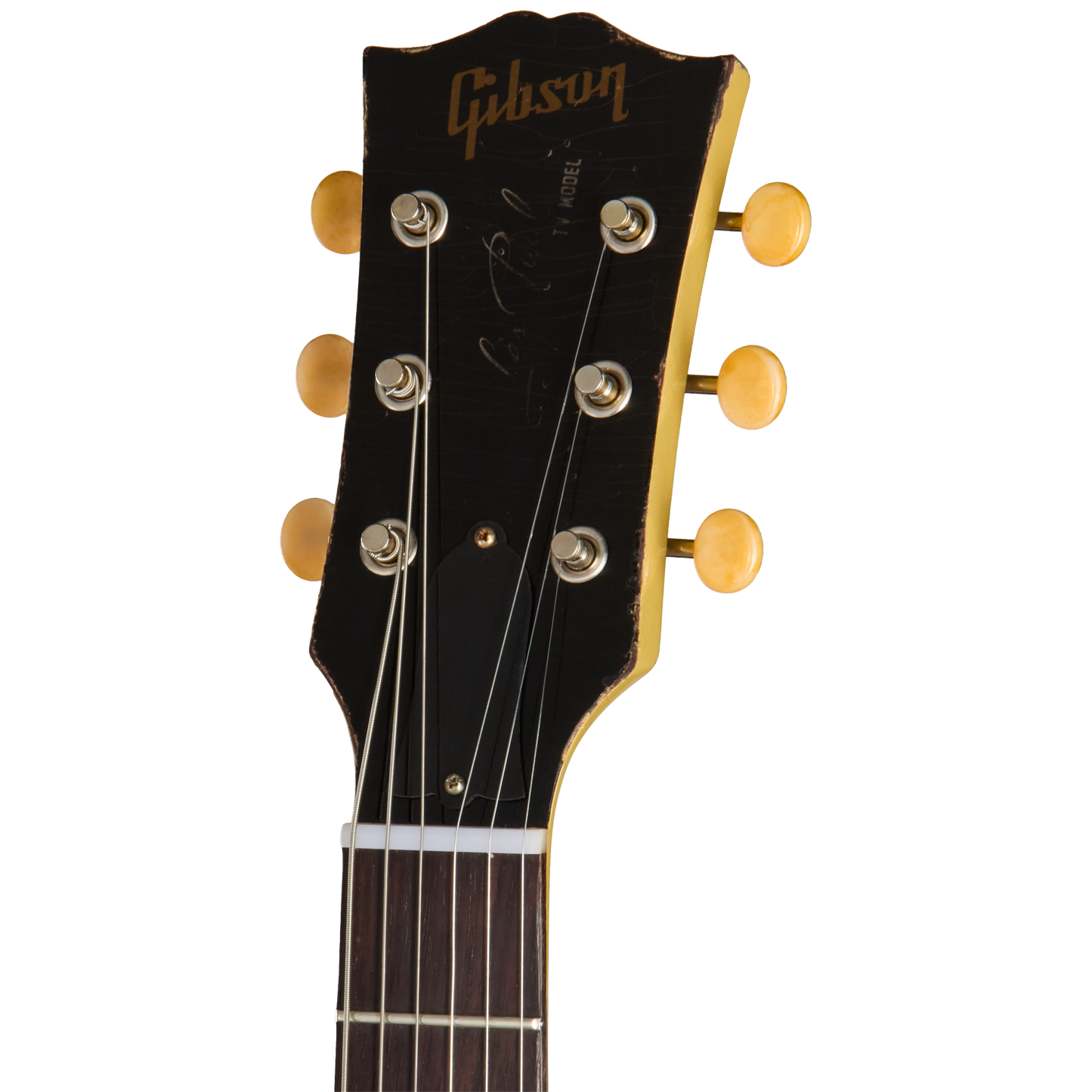 Gibson Custom 1960 Les Paul Junior Reissue, Ultra Heavy Aged, TV Yellow Electric Guitar Gibson Custom
