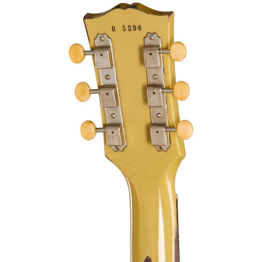Gibson Custom 1960 Les Paul Junior Reissue, Ultra Heavy Aged, TV Yellow Electric Guitar Gibson Custom