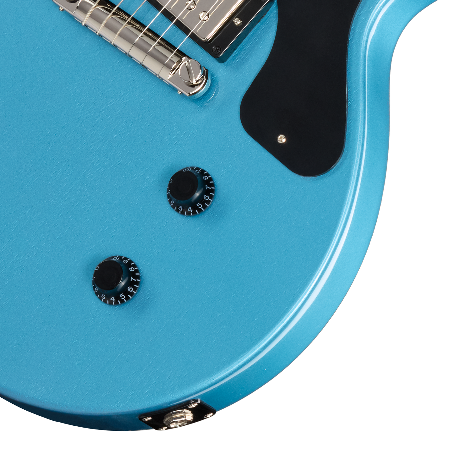 Gibson Les Paul Junior with Humbucker, Pelham Blue, Exclusive Electric Guitar Gibson