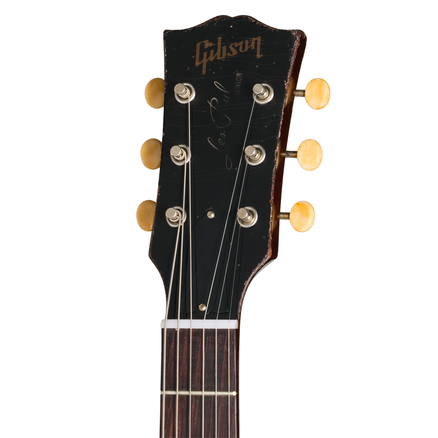 Gibson Custom 1957 Les Paul Junior Reissue, Heavy Aged, Vintage Sunburst Electric Guitar Gibson Custom