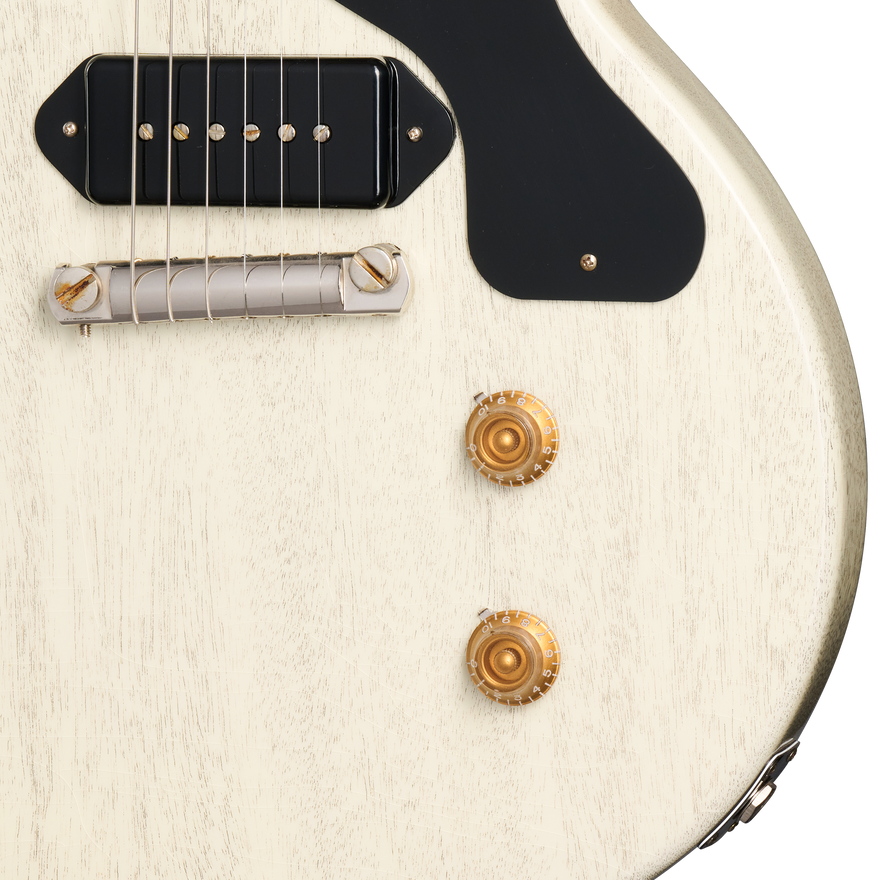 Gibson Custom 1957 Les Paul Junior Reissue, Ultra Light Aged, TV White Electric Guitar Gibson Custom
