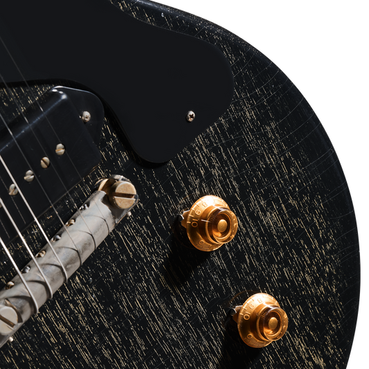 Gibson Custom 1957 Les Paul Junior Reissue, Ultra Light Aged, Silver Fox Electric Guitar Gibson Custom