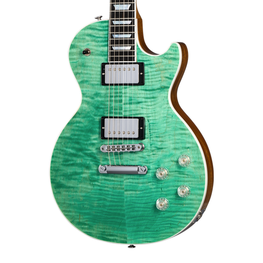 Gibson Les Paul Modern Figured, Seafoam Green Electric Guitar Gibson