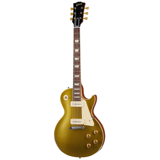 Gibson Custom 1954 Les Paul Goldtop Reissue, Heavy Aged, Double Gold Electric Guitar Gibson Custom