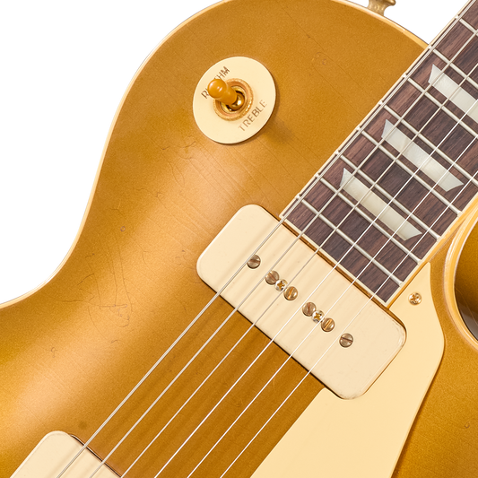 Gibson Custom LE 1956 Les Paul Reissue with Gold Hardware, Light Aged, All Double Gold Electric Guitar Gibson Custom