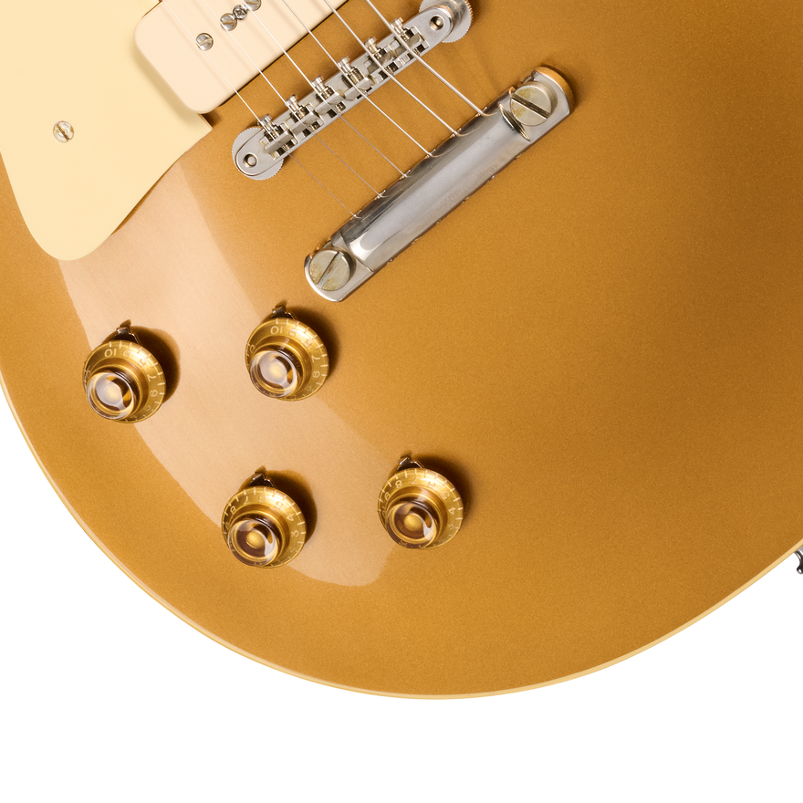 Gibson Custom 1956 Les Paul Goldtop Reissue, Left-Handed, Double Gold Electric Guitar Gibson Custom