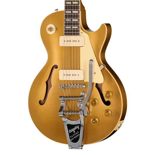 Gibson Custom 1956 Les Paul Standard Reissue with Bigsby, VOS, All Double Gold Gibson