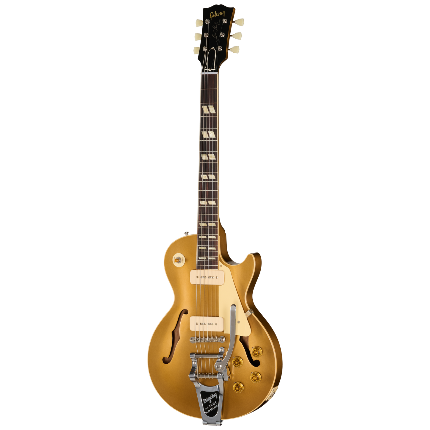 Gibson Custom 1956 Les Paul Standard Reissue with Bigsby, VOS, All Double Gold Gibson