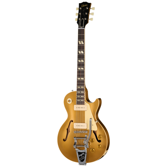 Gibson Custom 1956 Les Paul Standard Reissue with Bigsby, VOS, All Double Gold Gibson