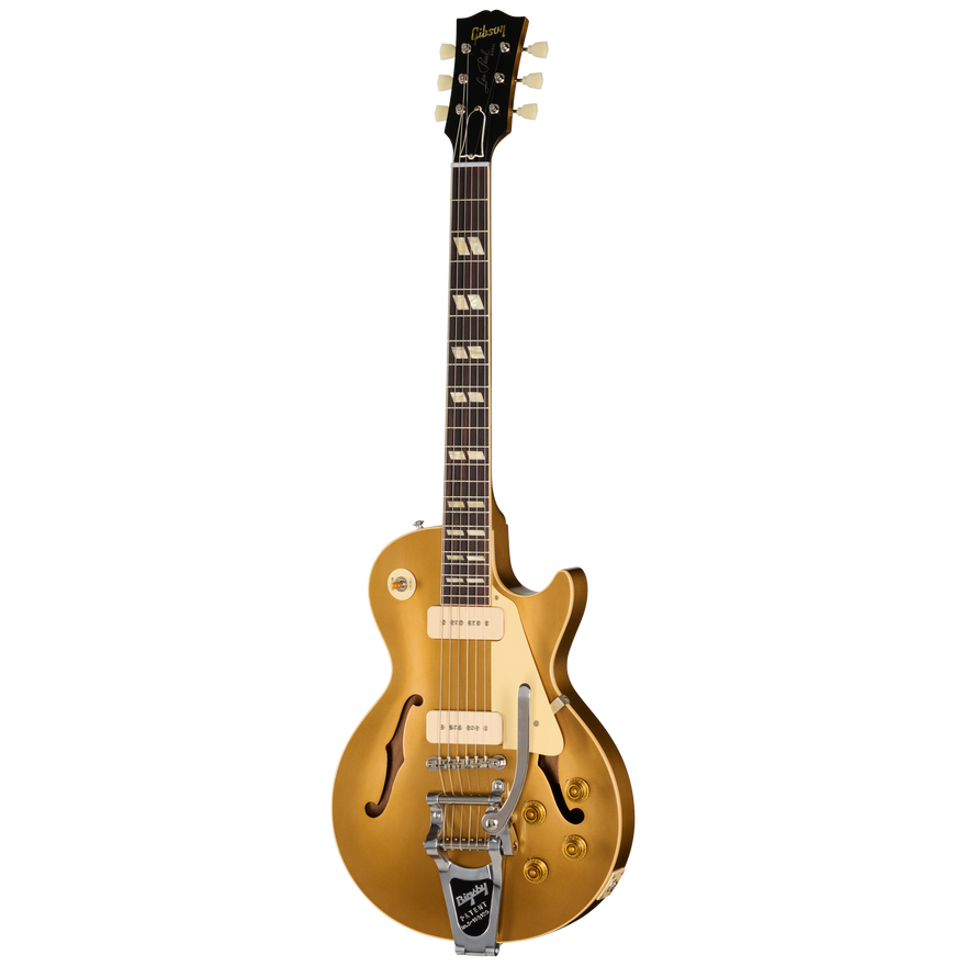 Gibson Custom 1956 Les Paul Standard Reissue with Bigsby, VOS, All Double Gold Gibson
