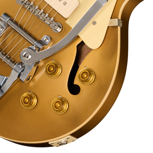 Gibson Custom 1956 Les Paul Standard Reissue with Bigsby, VOS, All Double Gold Gibson