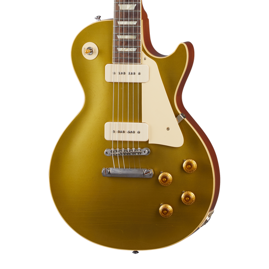Gibson Custom 1956 Les Paul Goldtop Reissue, Ultra Light Aged, Double Gold Electric Guitar Gibson Custom
