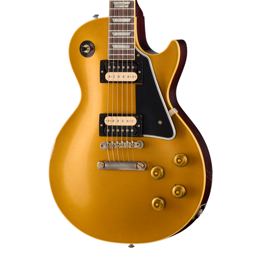 Gibson Custom LE 1957 Les Paul Goldtop Reissue, Light Aged, Double Gold Electric Guitar Gibson Custom