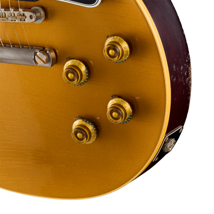 Gibson Custom LE 1957 Les Paul Goldtop Reissue, Light Aged, Double Gold Electric Guitar Gibson Custom