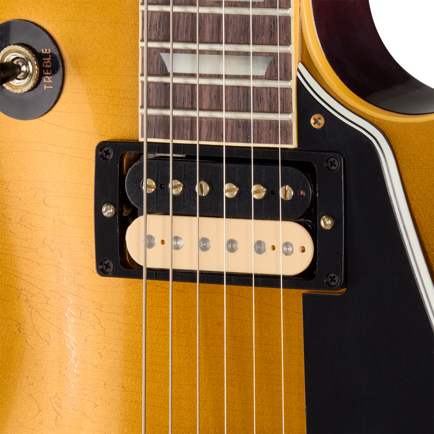 Gibson Custom LE 1957 Les Paul Goldtop Reissue, Light Aged, Double Gold Electric Guitar Gibson Custom