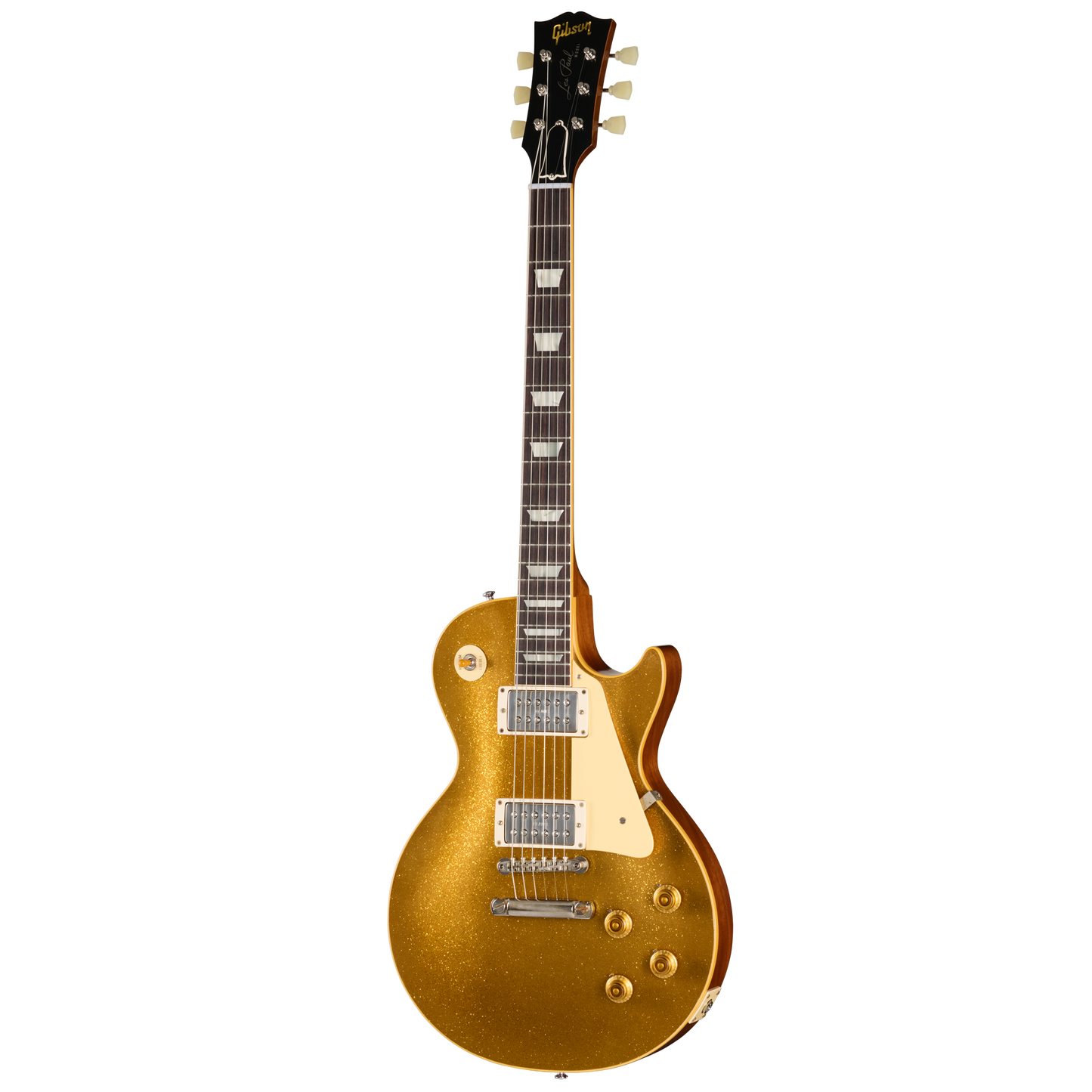 Gibson Custom LE 1957 Les Paul Reissue with TV Jones Powertron, VOS, Gold Sparkle Top Electric Guitar Gibson Custom