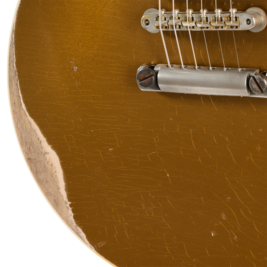 Gibson Custom LE 1957 Les Paul Reissue, Ultra Heavy Aged, Mustard Gold Electric Guitar Gibson Custom