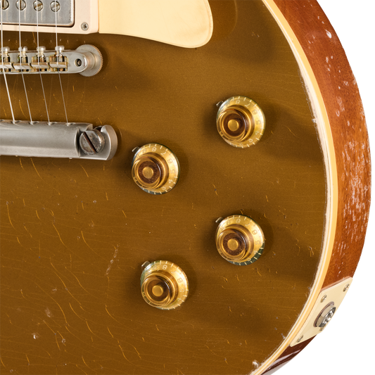 Gibson Custom LE 1957 Les Paul Reissue, Ultra Heavy Aged, Mustard Gold Electric Guitar Gibson Custom