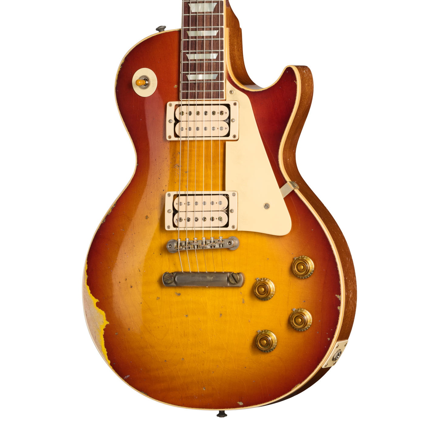 Gibson Custom LE 1957 Les Paul Reissue, Ultra Heavy Aged, Refin Burst Electric Guitar Gibson Custom