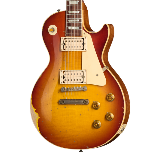 Gibson Custom LE 1957 Les Paul Reissue, Ultra Heavy Aged, Refin Burst Electric Guitar Gibson Custom
