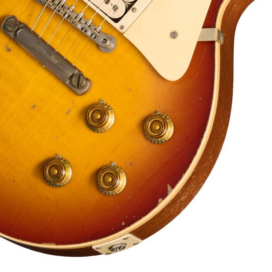 Gibson Custom LE 1957 Les Paul Reissue, Ultra Heavy Aged, Refin Burst Electric Guitar Gibson Custom