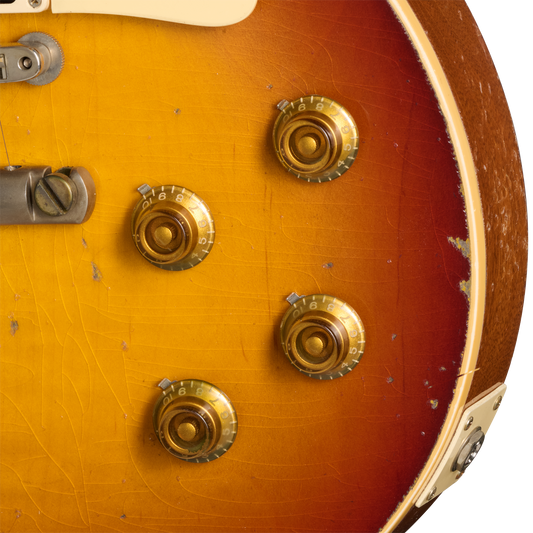 Gibson Custom LE 1957 Les Paul Reissue, Ultra Heavy Aged, Refin Burst Electric Guitar Gibson Custom