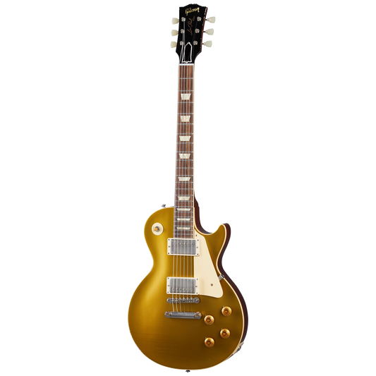 Gibson Custom 1957 Les Paul Goldtop Darkback Reissue, Light Aged, Double Gold with Dark Back Electric Guitar Gibson Custom