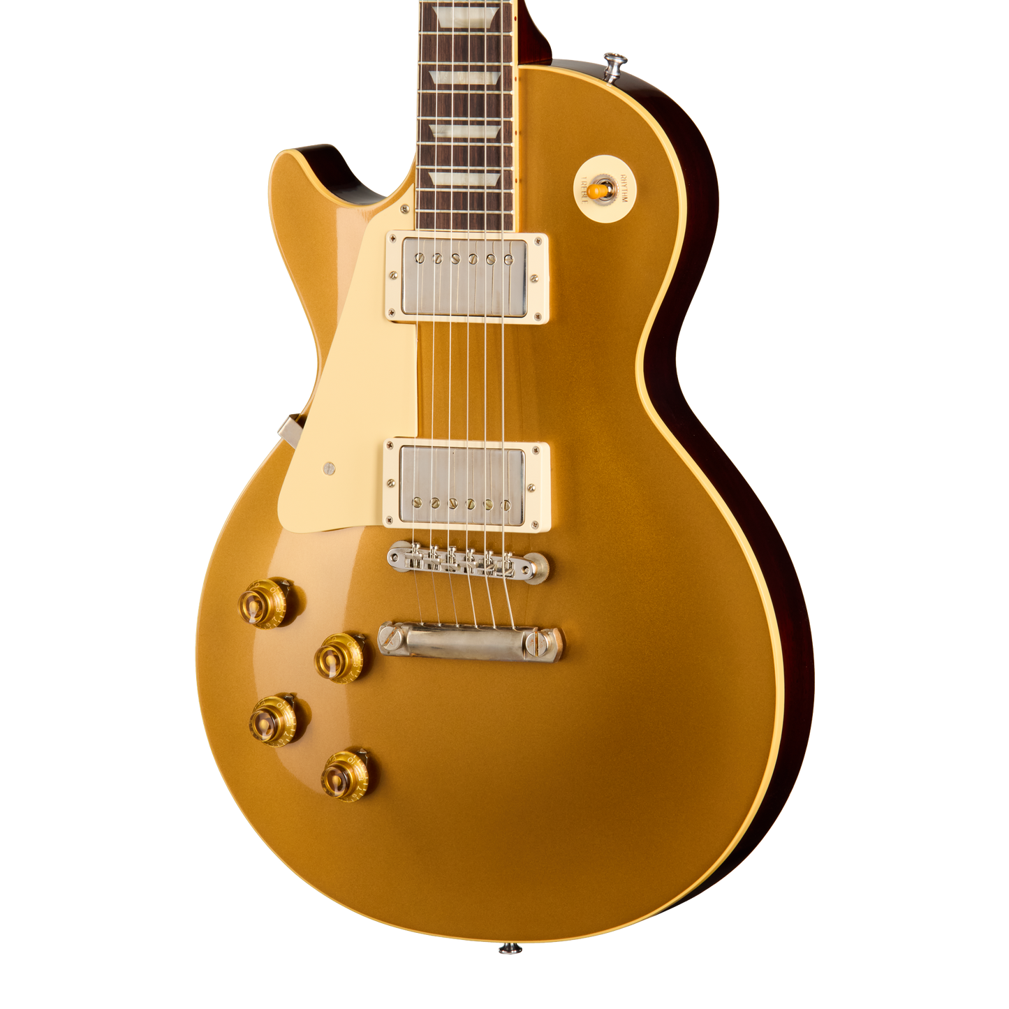 Gibson Custom 1957 Les Paul Goldtop Darkback Reissue, Left-Handed, VOS, Double Gold Electric Guitar Gibson Custom