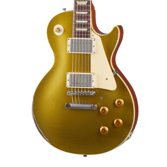 Gibson Custom 1957 Les Paul Goldtop Reissue, Ultra Heavy Aged, Double Gold Electric Guitar Gibson Custom