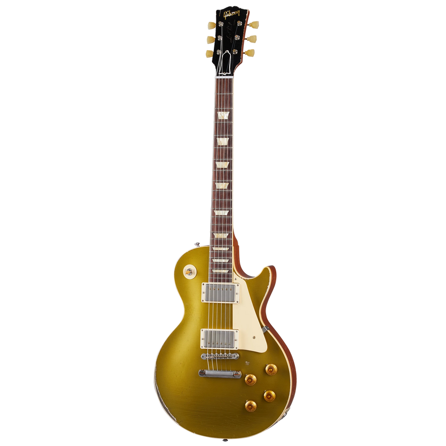 Gibson Custom 1957 Les Paul Goldtop Reissue, Ultra Heavy Aged, Double Gold Electric Guitar Gibson Custom