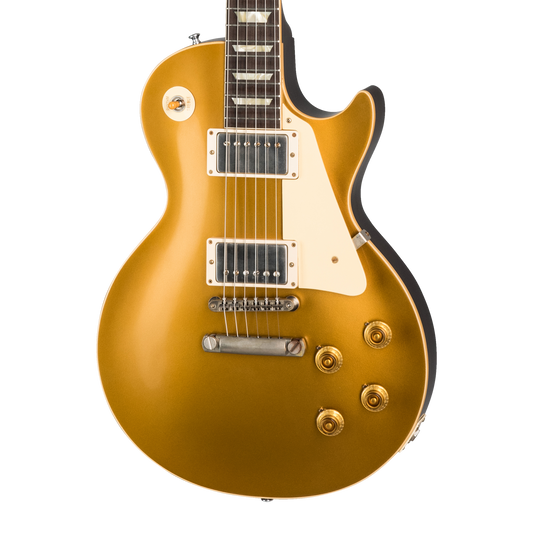 Gibson Custom 1957 Les Paul Goldtop Darkback Reissue VOS, Double Gold with Dark Back Electric Guitar Gibson Custom
