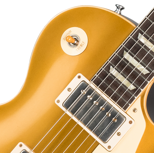 Gibson Custom 1957 Les Paul Goldtop Darkback Reissue VOS, Double Gold with Dark Back Electric Guitar Gibson Custom
