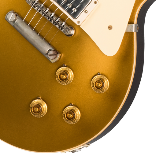 Gibson Custom 1957 Les Paul Goldtop Darkback Reissue VOS, Double Gold with Dark Back Electric Guitar Gibson Custom
