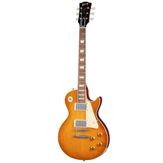 Gibson Custom 1958 Les Paul Standard Reissue, Light Aged, Lemon Burst Electric Guitar Gibson Custom