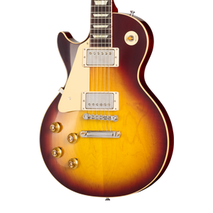 Gibson Custom 1958 Les Paul Standard Reissue, Left-Handed, VOS, Bourbon Burst Electric Guitar Gibson Custom