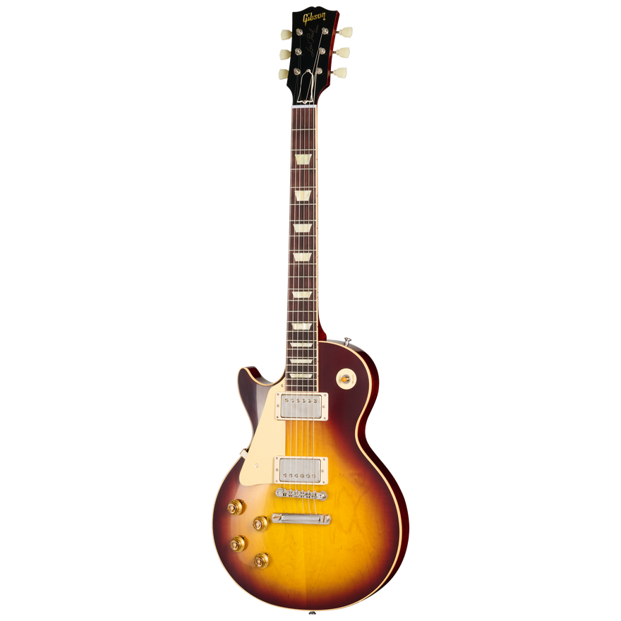 Gibson Custom 1958 Les Paul Standard Reissue, Left-Handed, VOS, Bourbon Burst Electric Guitar Gibson Custom