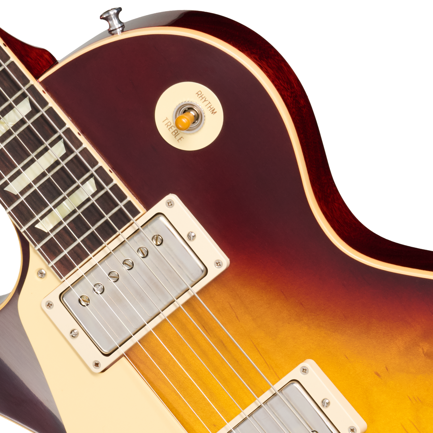 Gibson Custom 1958 Les Paul Standard Reissue, Left-Handed, VOS, Bourbon Burst Electric Guitar Gibson Custom