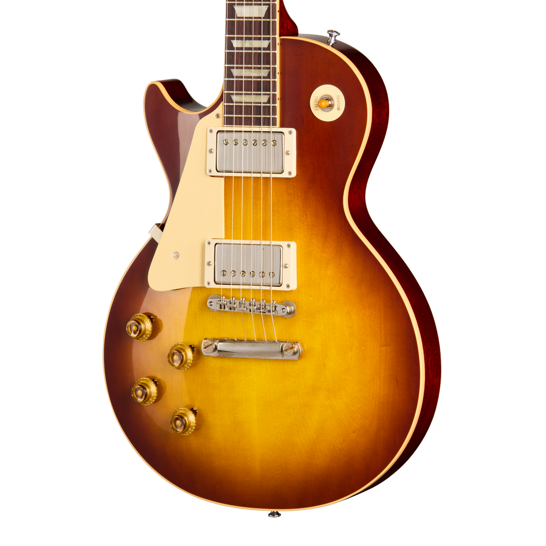 Gibson Custom 1958 Les Paul Standard Reissue, Left-Handed, VOS, Iced Tea Burst Electric Guitar Gibson Custom
