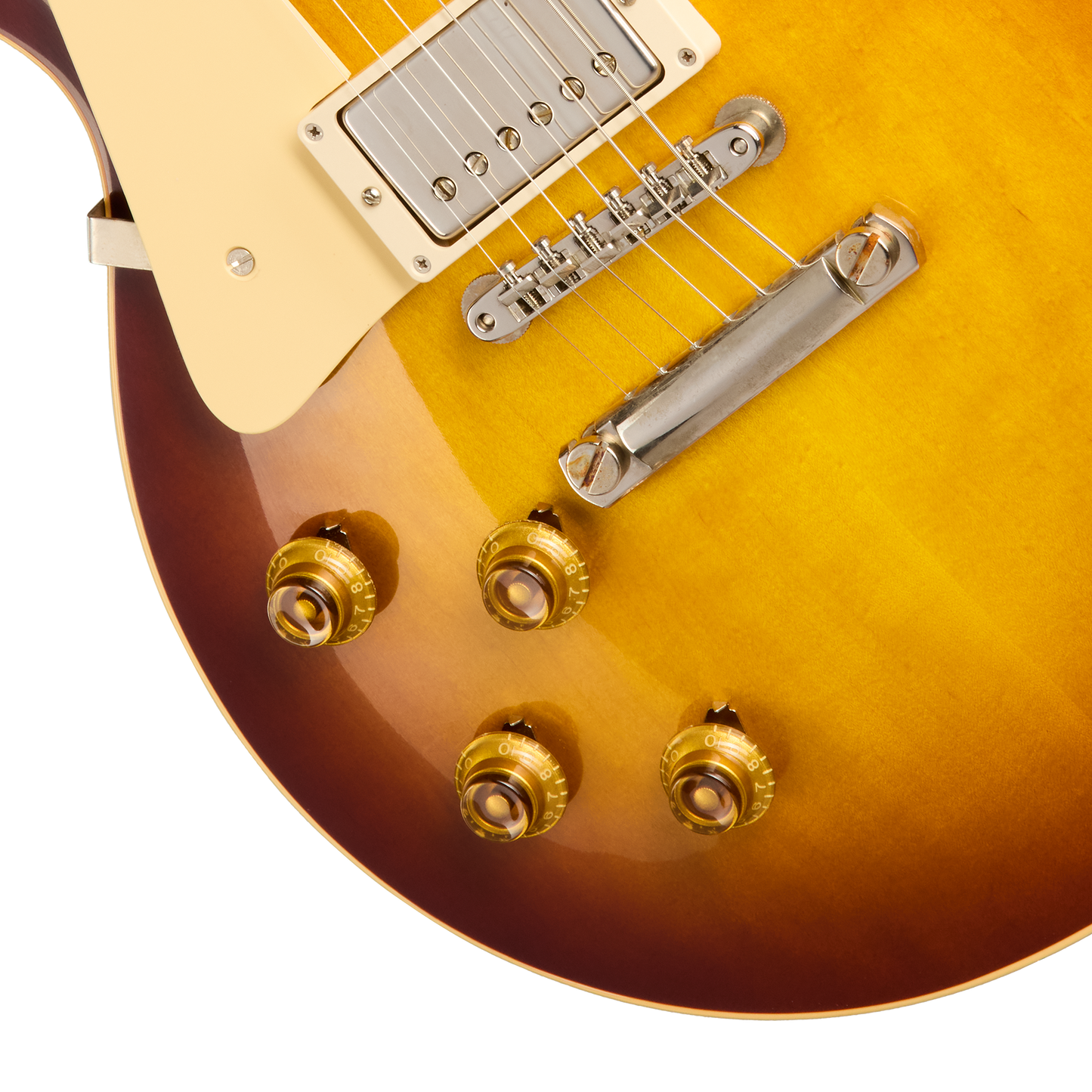 Gibson Custom 1958 Les Paul Standard Reissue, Left-Handed, VOS, Iced Tea Burst Electric Guitar Gibson Custom