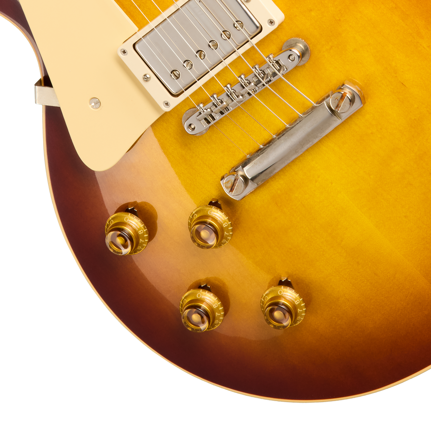 Gibson Custom 1958 Les Paul Standard Reissue, Left-Handed, VOS, Iced Tea Burst Electric Guitar Gibson Custom