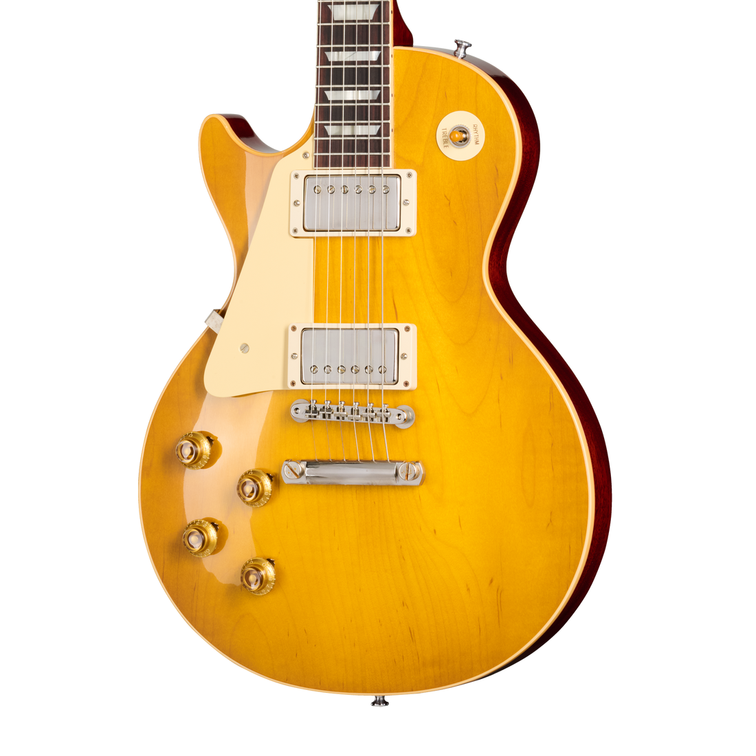 Gibson Custom 1958 Les Paul Standard Reissue, Left-Handed, VOS, Lemon Burst Electric Guitar Gibson Custom