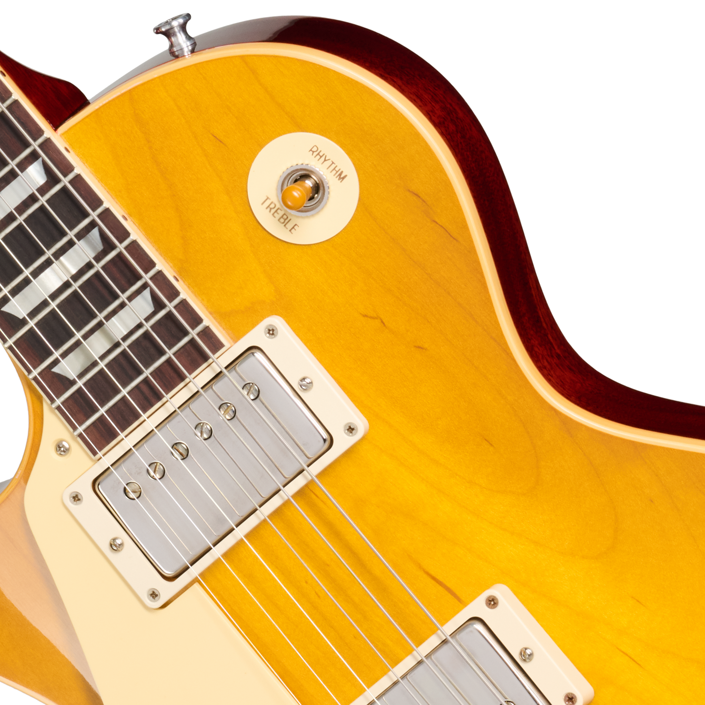 Gibson Custom 1958 Les Paul Standard Reissue, Left-Handed, VOS, Lemon Burst Electric Guitar Gibson Custom