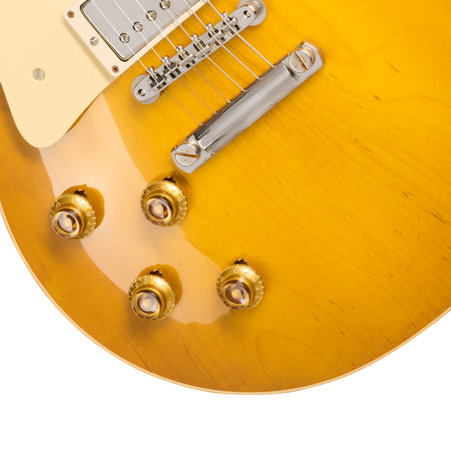 Gibson Custom 1958 Les Paul Standard Reissue, Left-Handed, VOS, Lemon Burst Electric Guitar Gibson Custom