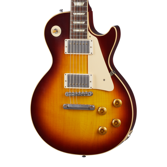 Gibson Custom 1958 Les Paul Standard Reissue, Ultra Light Aged, Bourbon Burst Electric Guitar Gibson Custom