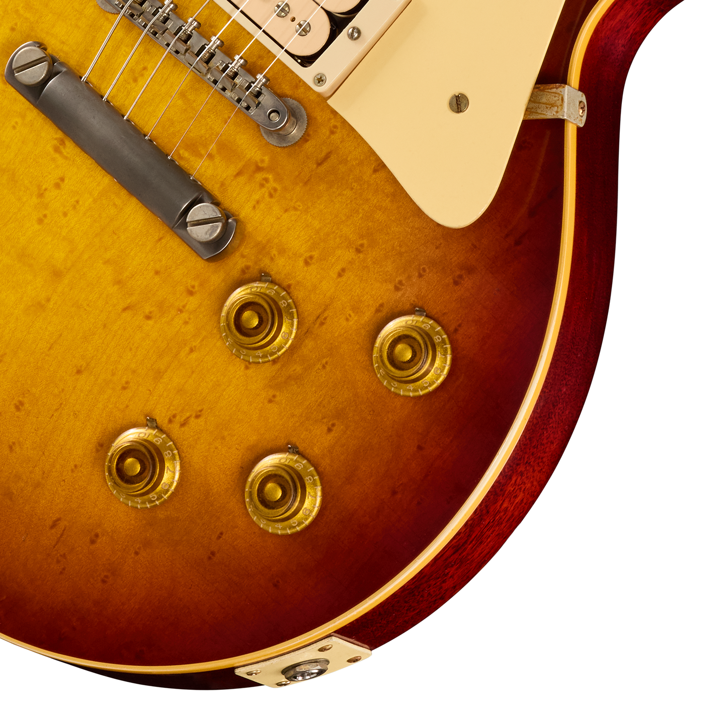 Gibson Custom LE 1959 Les Paul Standard Reissue with Birdseye Maple Top, Light Aged, Peach Tea Burst Electric Guitar Gibson Custom
