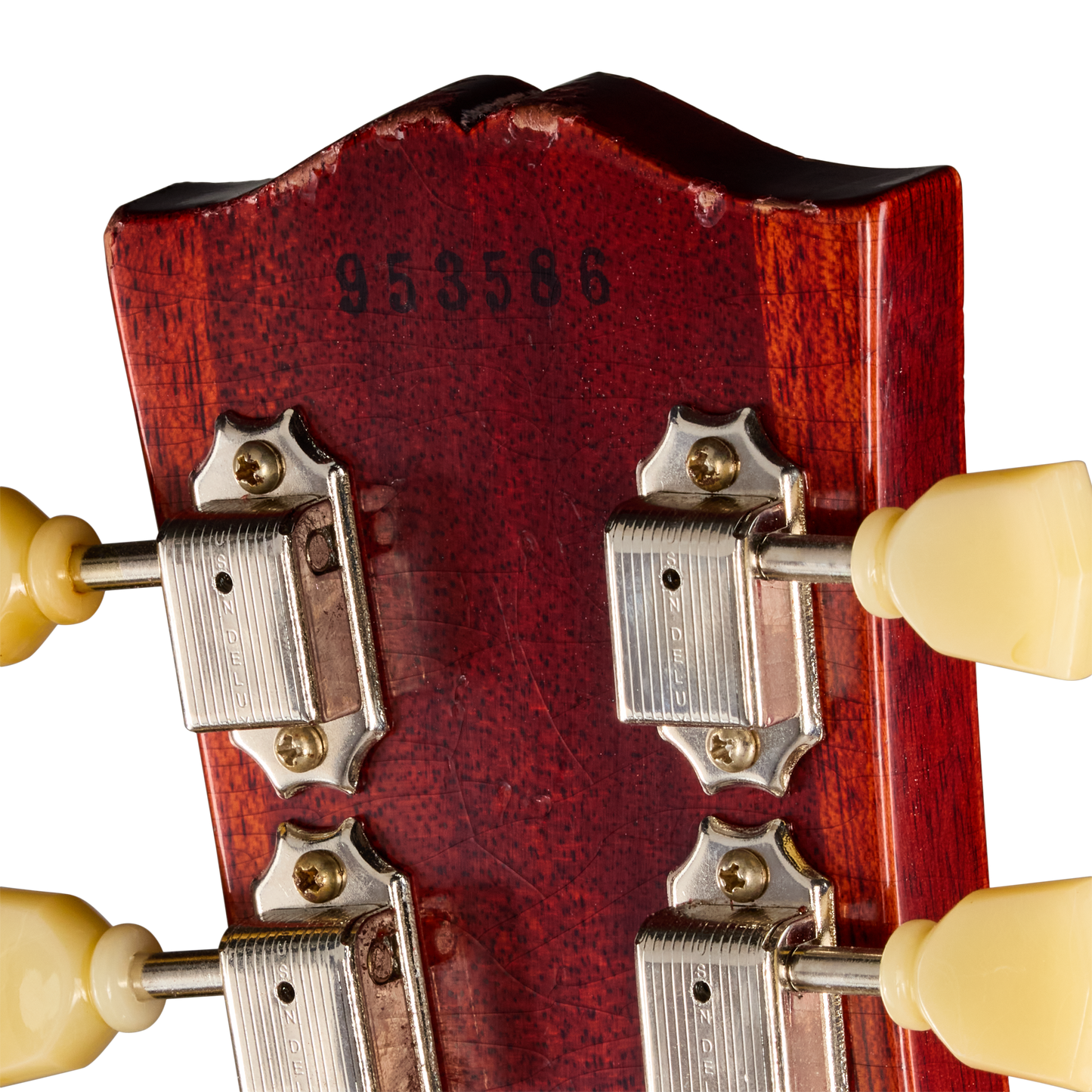 Gibson Custom LE 1959 Les Paul Standard Reissue with Birdseye Maple Top, Light Aged, Peach Tea Burst Electric Guitar Gibson Custom