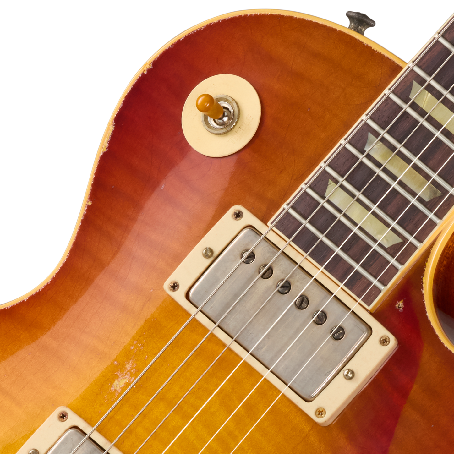Gibson Custom LE 1959 Les Paul Standard Reissue, Heavy Aged, Molten Amber Burst Electric Guitar Gibson Custom