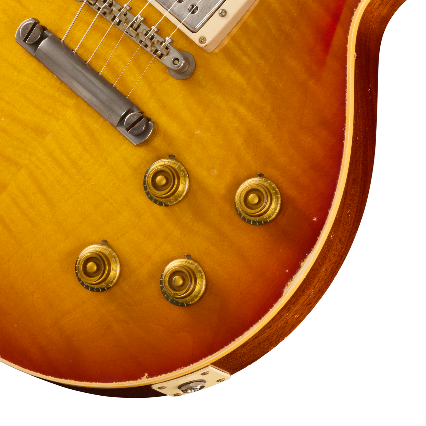 Gibson Custom LE 1959 Les Paul Standard Reissue, Heavy Aged, Molten Amber Burst Electric Guitar Gibson Custom