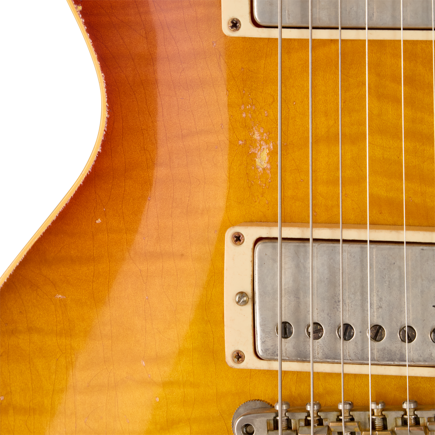 Gibson Custom LE 1959 Les Paul Standard Reissue, Heavy Aged, Molten Amber Burst Electric Guitar Gibson Custom