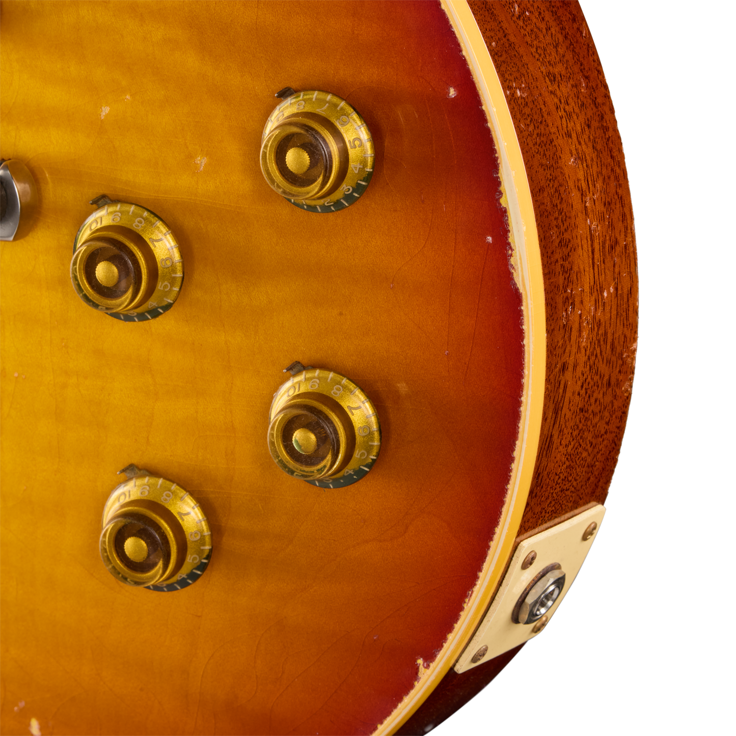 Gibson Custom LE 1959 Les Paul Standard Reissue, Heavy Aged, Molten Amber Burst Electric Guitar Gibson Custom
